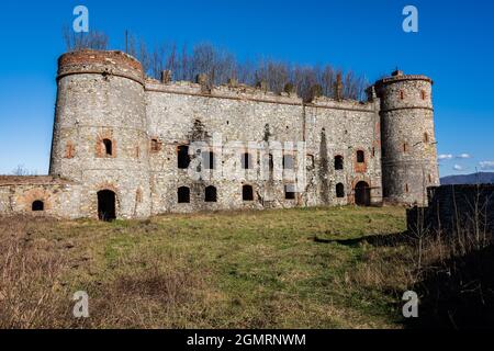 Forte Sperone, une des fortifications sur les collines autour de Gênes, en Italie Banque D'Images