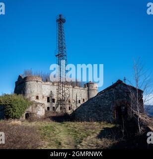 Forte Sperone, une des fortifications sur les collines autour de Gênes, en Italie Banque D'Images