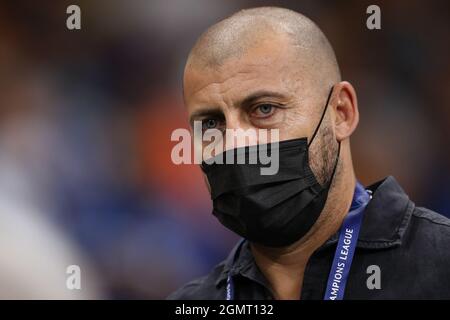 Milan, Italie, 15 septembre 2021. Ancien FC internazionale, Real Madrid et joueur argentin Walter Samuel le match de la Ligue des champions de l'UEFA à Giuseppe Meazza, Milan. Le crédit photo devrait se lire: Jonathan Moscrop / Sportimage Banque D'Images