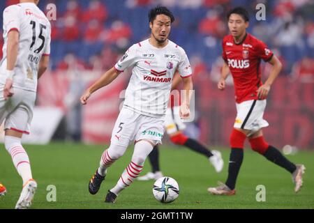 Saitama, Japon. 18 septembre 2021. Naoyuki Fujita (Cerezo) football : 2021 J1 match de la Ligue entre les rouges d'Urawa 2-0 Cerezo Osaka au stade Saitama 2002 à Saitama, Japon . Crédit: Naoki Morita/AFLO SPORT/Alay Live News Banque D'Images