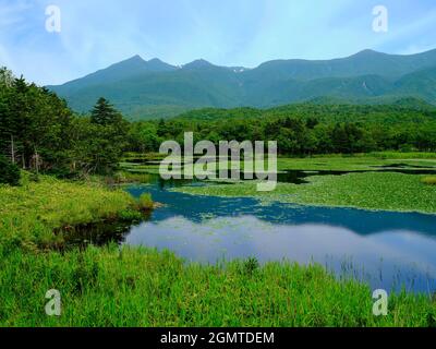 Shiretoko Five Lakes, Hokkaido, Japon Banque D'Images