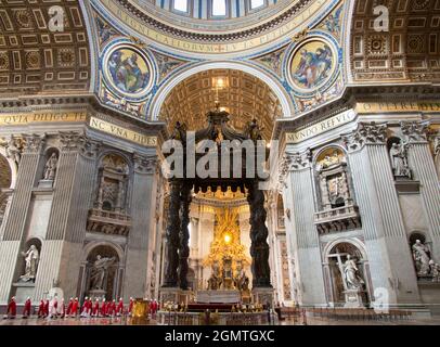 Le Vatican, Rome, Italie - octobre 2014; le Vatican à Rome, Italie, est le coeur spirituel et temporel de l'Église catholique romaine. Conçu par l'objectif Banque D'Images