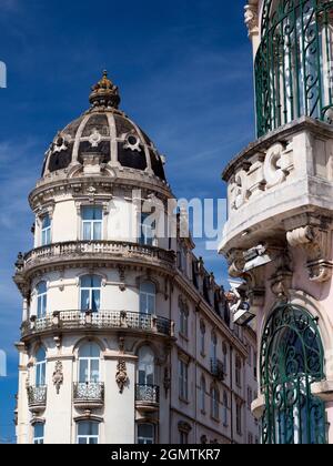 Historique Coimbra, qui remonte à l'époque romaine, utilisé à la capitale du Portugal. Il a une vieille ville médiévale bien préservée, mais ici nous pouvons voir ano Banque D'Images