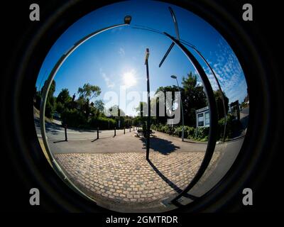 Radley Village, Oxfordshire, Angleterre - 31 mai 2020 ; personne en vue. Radley a la chance d'être un petit village avec une gare principale, lin Banque D'Images