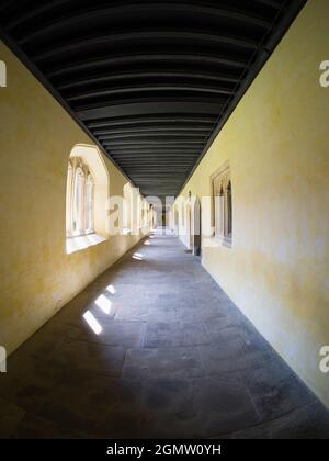 Oxford, Angleterre - 22 septembre 2015 ; pas de personnes en vue. Le Magdalen College a été fondé en 1458 par William de Waynflete, évêque de Winchester. C'est maintenant Banque D'Images