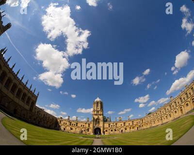 Oxford, Angleterre - 26 février 2020 ; pas de personnes en vue. All Souls College a été fondé en 1438 par Henry VI d'Angleterre et l'archevêque de Canterbury. Banque D'Images