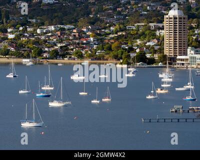 Hobart, Tasmanie, Australie - 17 février 2109 ; Hobart est la capitale de la Tasmanie, en Australie. C'est aussi la deuxième ville la plus ancienne du pays, après Banque D'Images