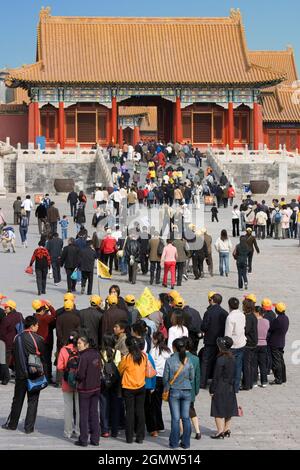 Pékin, Chine - 17 octobre 2006 au coeur de Pékin se trouve la Cité interdite - le Palais impérial et siège de l'empereur du Ming à t. Banque D'Images