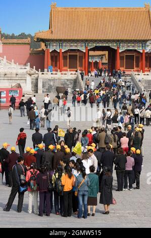 Pékin, Chine - 17 octobre 2006 au coeur de Pékin se trouve la Cité interdite - le Palais impérial et siège de l'empereur du Ming à t. Banque D'Images