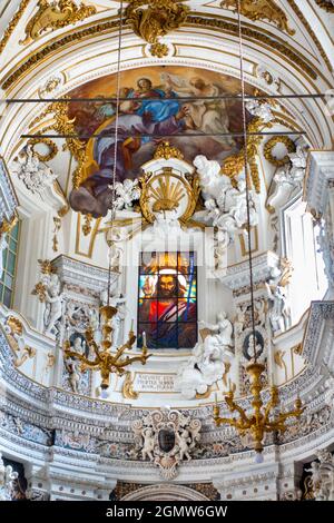 Palerme, Sicile, Italie - 25 mars 2019 l'église jésuite du XVIe siècle des Ges est l'une des églises les plus importantes de la ville italienne de Palerme Banque D'Images