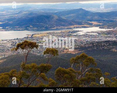 Hobart, Tasmanie, Australie - 17 février 2109 ; Hobart est la capitale de la Tasmanie, en Australie. C'est aussi la deuxième ville la plus ancienne du pays, après Banque D'Images