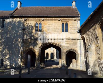 Abingdon, Angleterre - 25 mai 2020; pas de personnes en vue. Abingdon prétend être la plus ancienne ville d'Angleterre. Voici l'un des monuments de son historique à Banque D'Images