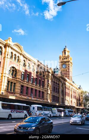 MELBOURNE, AUSTRALIE - 30 avril 2016 : un ancien bâtiment restauré dans les rues de Melbourne Banque D'Images