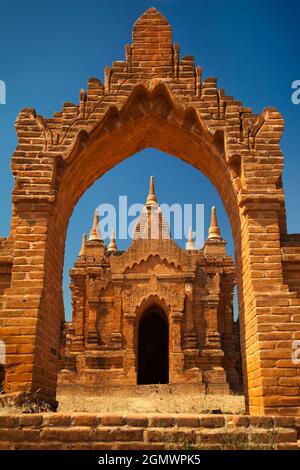 Temple Tayok Pye, Myanmar - 29 janvier 2013 ; c'est l'un des nombreux temples étonnants de la zone archéologique de Bagan. Du 9ème au 13ème siècles, Banque D'Images