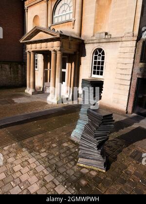 Angleterre - 15 février 2018 la place de Bonn à Oxford, en Angleterre, porte le nom de la ville allemande de Bonn avec laquelle Oxford est jumelée. De manière appropriée pour citi Banque D'Images