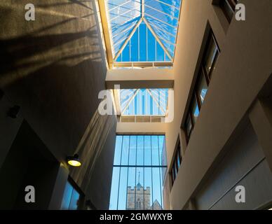 Oxford, Angleterre - 17 janvier 2019; St Ebbe's est une petite église anglicane assez cachée dans le centre d'Oxford. Il est nommé d'après un assez obscur Banque D'Images