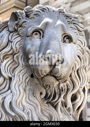 Gênes, Italie - juin 2013; la cathédrale qui est maintenant San Lorenzo, Gênes, a été fondée probablement dans le 5ème ou 6ème siècle AD, consacré à Saint Sirus, bis Banque D'Images