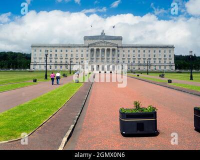 Le Parlement d'Irlande du Nord est communément appelé Stormont, en raison de son emplacement dans le domaine de Stormont Estate de Belfast. Précédemment hou Banque D'Images
