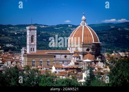 Florence, Italie - mai 2004 ; Florence est l'une des grandes villes du monde, pleine d'art, d'architecture, de restaurants, de nourriture, de style et de beauté. Je Banque D'Images