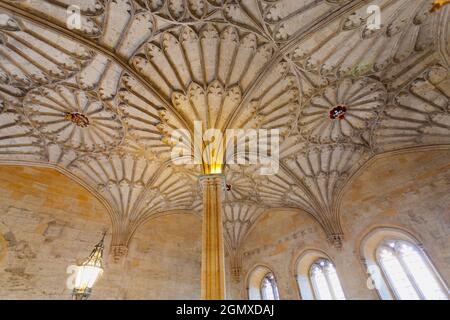 Oxford, Angleterre - 2012; fondé en 1458, le Magdalen College est l'un des plus anciens, des plus grands et des plus grands collèges universitaires d'Oxford. Il est maintenant Banque D'Images