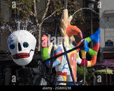 Paris, France - 20 septembre 2018 Igor Stravinsky, le grand compositeur russe du XXe siècle, a passé une grande partie de sa vie créative à Paris. Placer l'Igor Banque D'Images