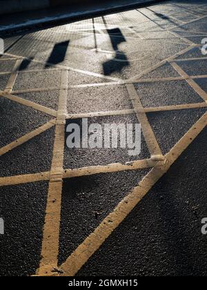 Radley Village, Oxfordshire, Angleterre - 25 janvier 2021 ; pas de personne en balle. Radley a la chance d'être un petit village avec une gare principale Banque D'Images