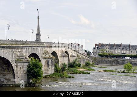 La Loire - Blois - Centre Val de Loire - France Banque D'Images