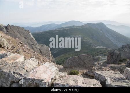 Chaîne de montagnes de la Sierra de Francia; Salamanque; Espagne Banque D'Images