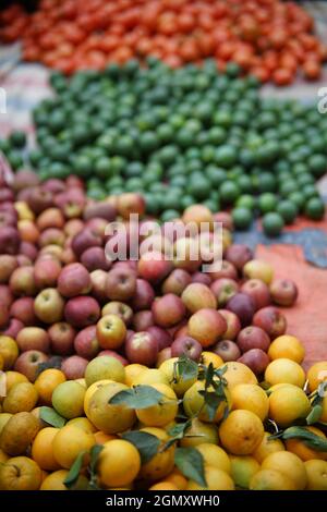 Trung Khanh marché local dans la province de Cao Bang, au nord du Vietnam Banque D'Images