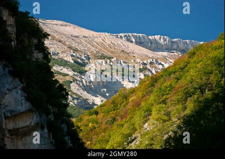 Parc national de Majella, Vallée du Saint-Esprit, Fara San Martino, Chieti, Abruzzes, Italie, Europe Banque D'Images