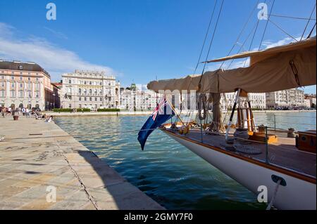 Promenade, Trieste, Friuli Venezia Giulia, Italie, Europe Banque D'Images