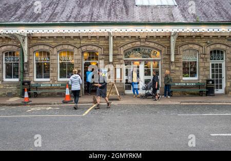 La librairie secondaire Barter Books, Alnwick, Northumberland. Banque D'Images