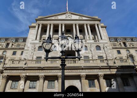 Banque d'Angleterre à Londres, Royaume-Uni Banque D'Images