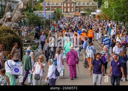 Londres, Royaume-Uni. 21 septembre 2021. Le Chelsea Flower Show 2021. Le spectacle a été annulé l'année dernière en raison de l'éclusage du coronavirus. Crédit : Guy Bell/Alay Live News Banque D'Images