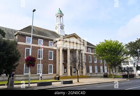 Worthing Town Hall , West Sussex , Angleterre , Royaume-Uni Banque D'Images