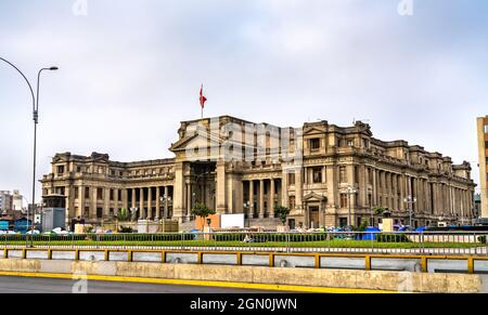 La Cour suprême de justice à Lima, au Pérou Banque D'Images