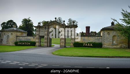 Swinton Park Masham North Yorkshire Angleterre Royaume-Uni Banque D'Images