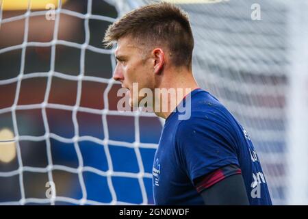 Burnley, Royaume-Uni. 21 septembre 2021. Nick Pope, gardien de but de Burnley, avant le match de la Carabao Cup entre Burnley et Rochdale à Turf Moor, Burnley, Angleterre, le 21 septembre 2021. Photo de Sam Fielding/Prime Media Images. Crédit : Prime Media Images/Alamy Live News Banque D'Images