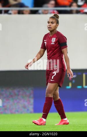 Luxembourg, Luxembourg. 21 septembre 2021. Bethany Mead (7 Angleterre) en action lors du match de qualification de la coupe du monde des femmes de la FIFA 2021 entre le Luxembourg et l'Angleterre au Stade de Luxembourg, Luxembourg. Crédit: SPP Sport presse photo. /Alamy Live News Banque D'Images