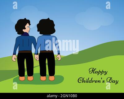 Jour des enfants Illustration de Vecteur