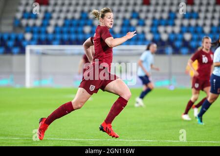 Luxembourg, Luxembourg. 21 septembre 2021. Ellen White (9 Angleterre) se lance lors du match de qualification de la coupe du monde des femmes de la FIFA 2021 entre le Luxembourg et l'Angleterre au Stade de Luxembourg, Luxembourg. Crédit: SPP Sport presse photo. /Alamy Live News Banque D'Images