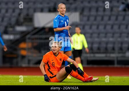 REYKJAVIK, ISLANDE - SEPTEMBRE 21 : Vivianne Miedema des pays-Bas lors du match du groupe C de qualification de la coupe du monde des femmes de la FIFA 2023 entre l'Islande et les pays-Bas à Laugardalsvollur le 21 septembre 2021 à Reykjavik, Islande (photo d'Andre Weening/Orange Pictures) Banque D'Images