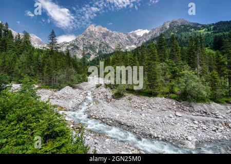 Sur le chemin du Triefen, Maria Alm, Hinterthal, Pinzgau, Salzburger Land, Autriche, Europe Banque D'Images