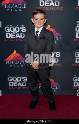 Universal City, Californie, États-Unis. 21 septembre 2021. Grayson Palumbo assiste à la première de film: 'God's Not Dead: We the People' par Pinnacle Peak Pictures à Universal Universal City Hotel, Universal City, CA le 21 septembre 2021 Credit: Eugene Powers/Alay Live News Banque D'Images