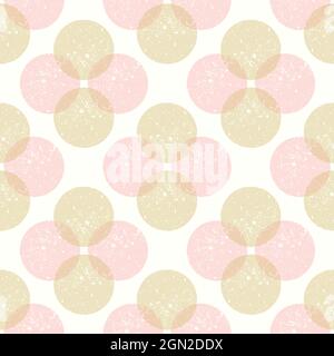 Arrière-plan de motif de points. Motif vectoriel rétro à pois sans coutures pour répéter les taches texturées. Ressource géométrique colorée et mignonne. Illustration de Vecteur