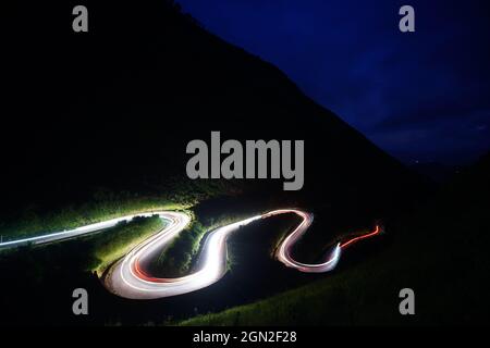 Col de Tham Ma dans la province de Ha Giang, au nord du Vietnam Banque D'Images