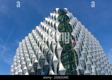 L'ambassade des États-Unis d'Amérique à Londres neuf ormes angleterre Royaume-Uni Banque D'Images