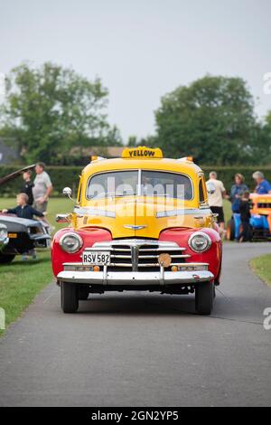 1939 Chevrolet Fleetmaster CAD taxi à Stonham Barns American car Day. Suffolk, Royaume-Uni Banque D'Images