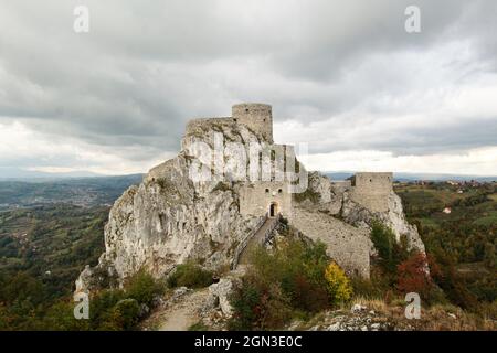Srebrenik Stari Grad Kula Banque D'Images