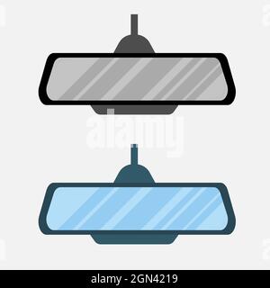 Illustration vectorielle du modèle de rétroviseur Illustration de Vecteur